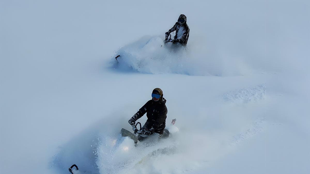 Snowmobile Riding